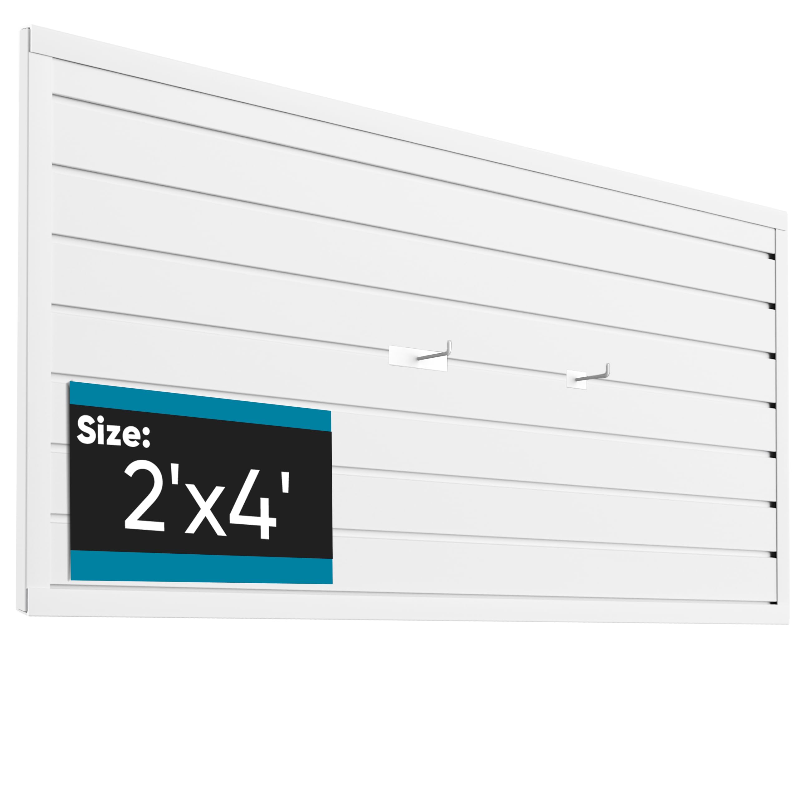 Amazon.com: Brakki PVC Slat Wall Paneling 2x4 ft, Garage Organizer